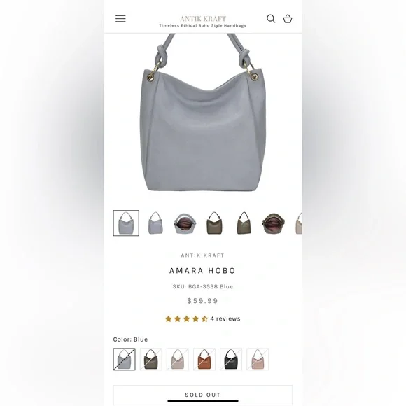 ANTIK KRAFT  SHOULDER BAG - Picture 5 of 5